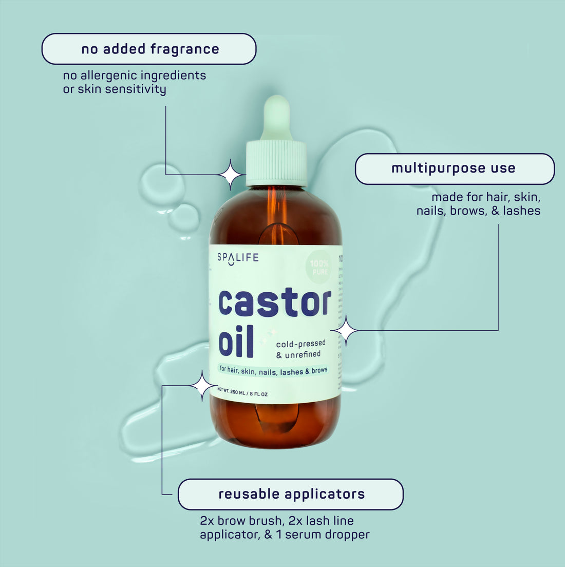 Spa Life's Castor Oil Bene-905