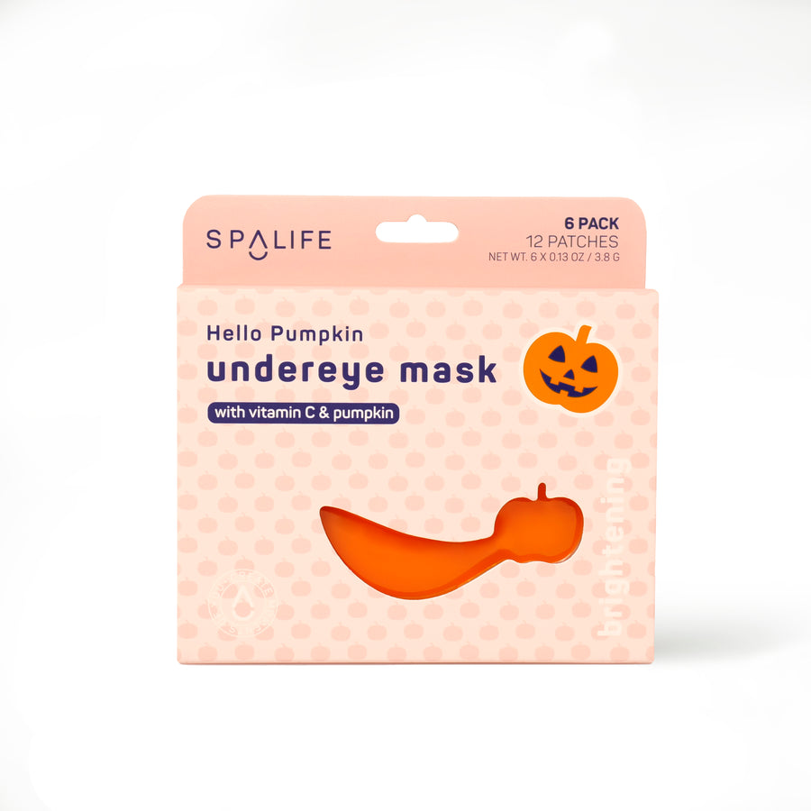 Hello Pumpkin Halloween Hydrogel Brightening Undereye Masks - 6 Pairs