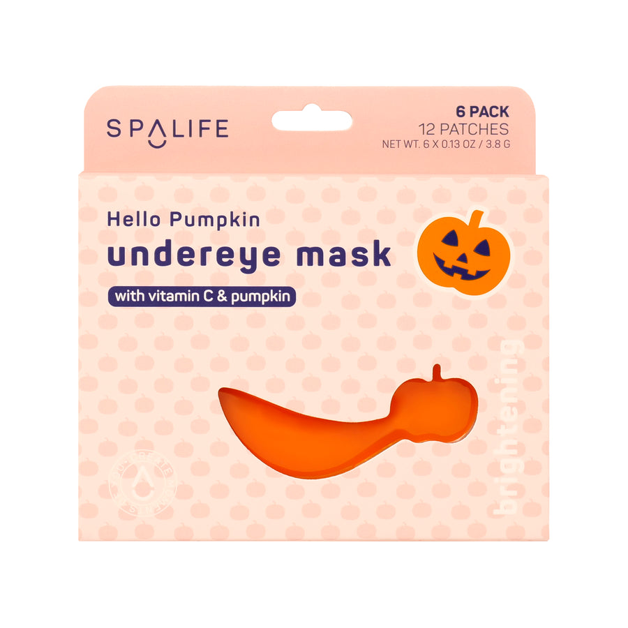 Halloween Hello Pumpkin Brightening Undereye Masks - 6 Pairs