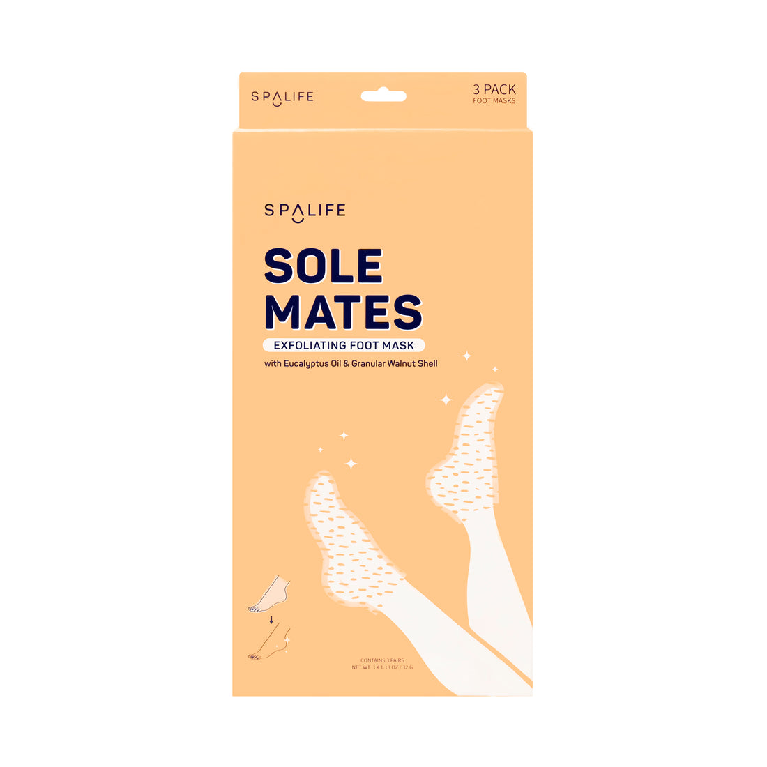 Sole Mates Exfoliating Foot Ma-726