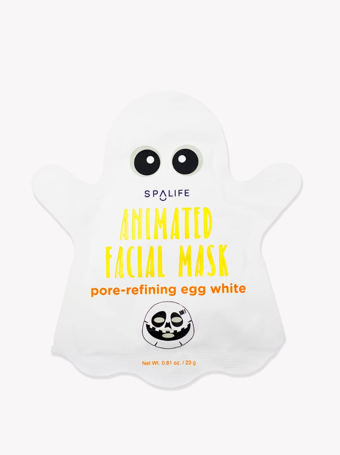 Animated_facial_ghost_mask _with_pore-refining_egg_white