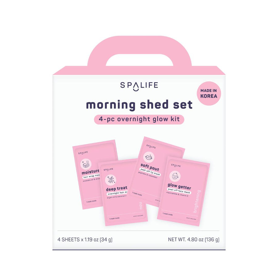 Christmas Holiday Morning Shed – 4pc Overnight Glow Set