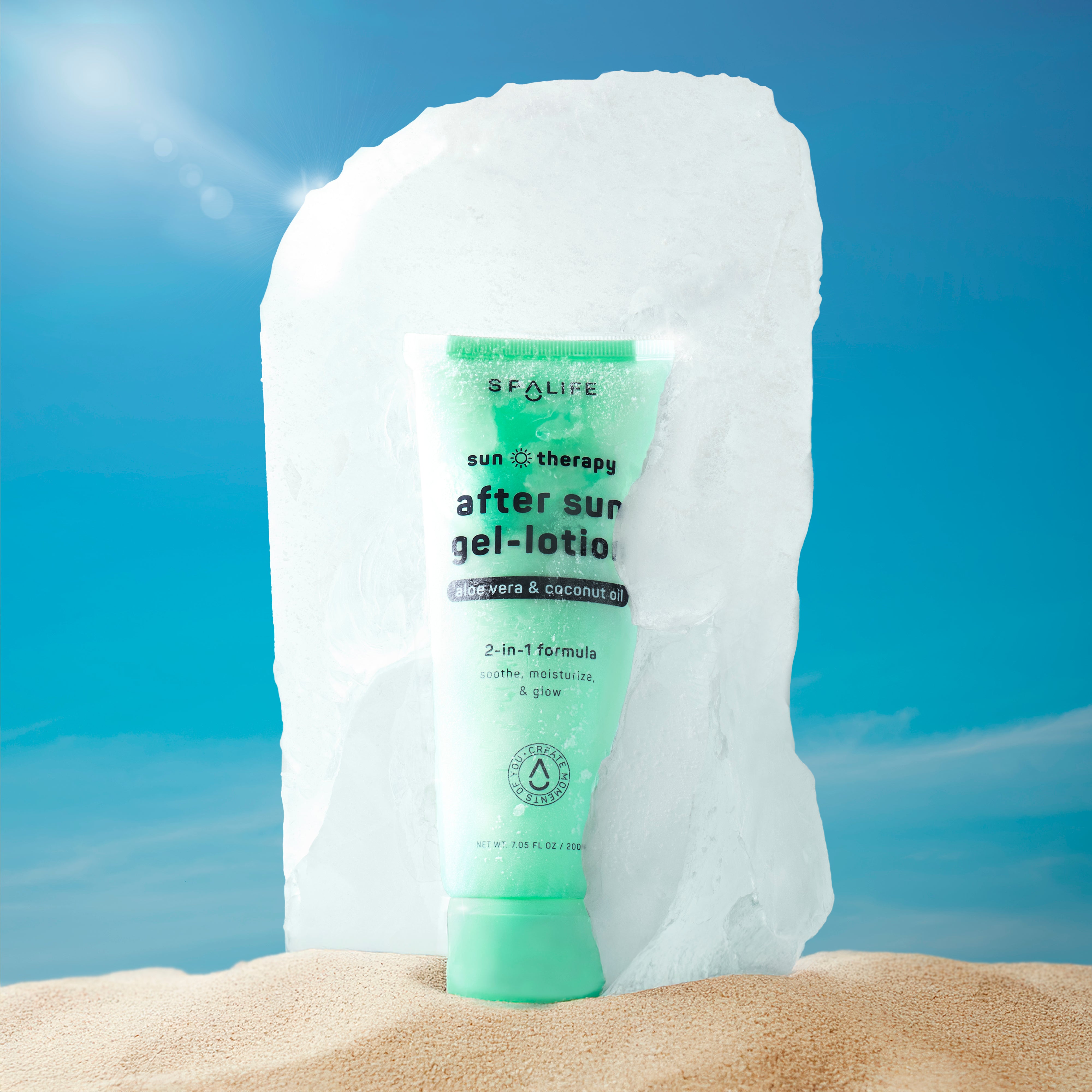 SpaLife | After Sun Gel-Lotion Aloe Vera & Coconut Oil 2 in