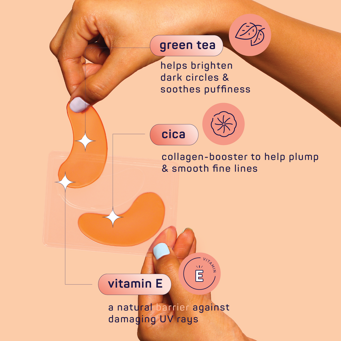 Brightening undereye masks. In-793