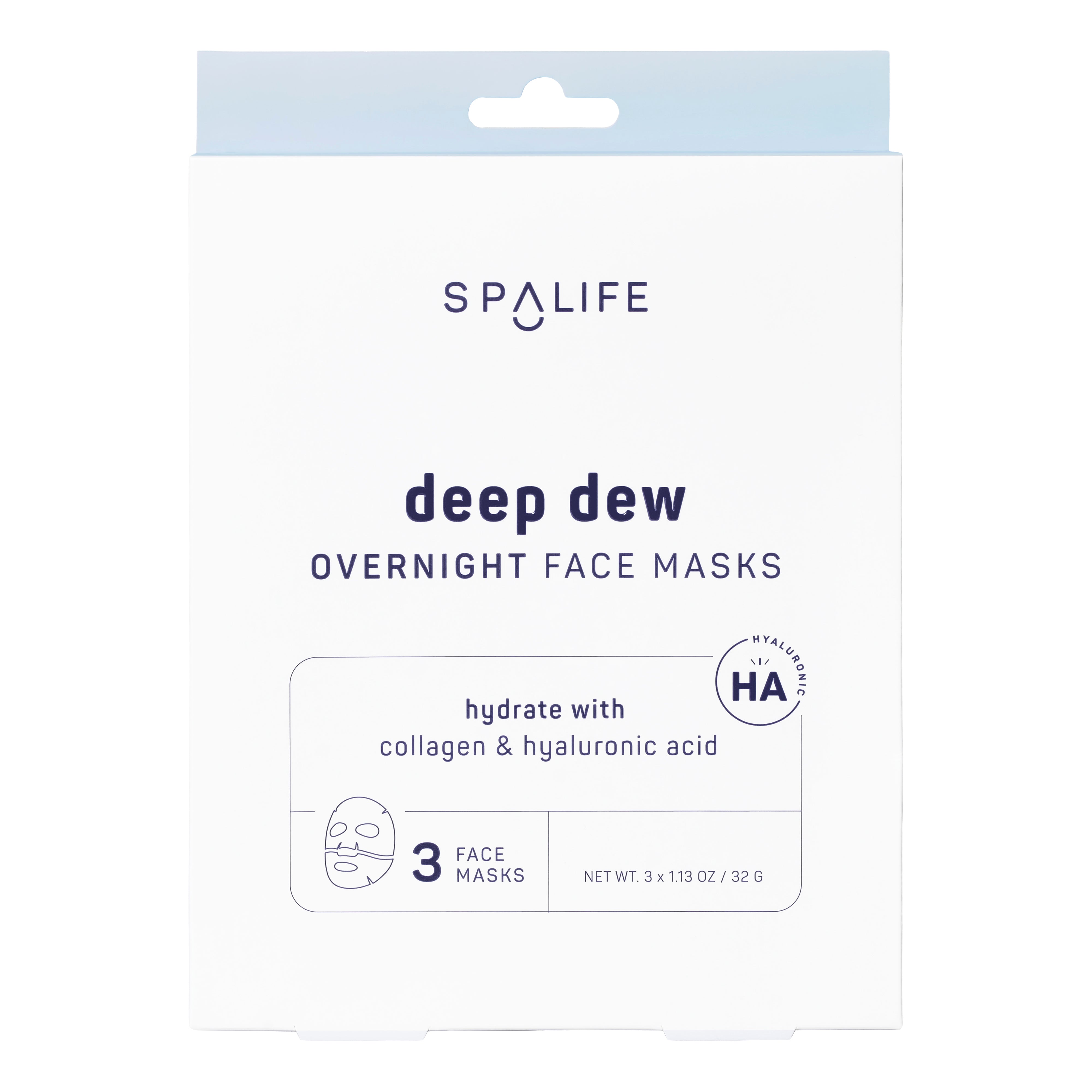 Deep Dew Overnight Peelable Hydrating Mask (3 Pack) | SpaLife