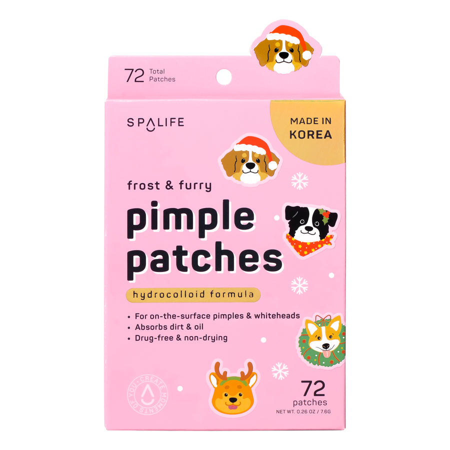 Christmas Holiday Frosty & Furry Hydrocolloid Pimple Patches