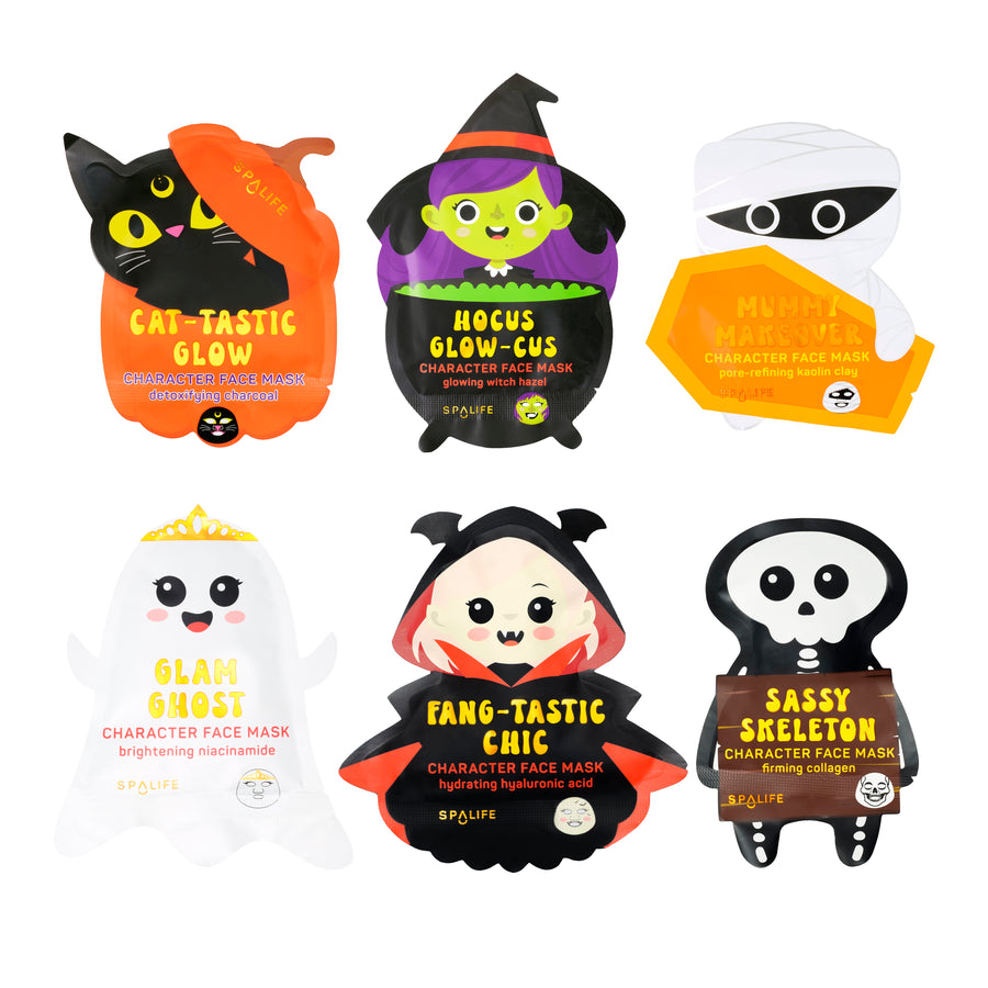 Halloween Spooky Glow Facial Mask 12 Pack