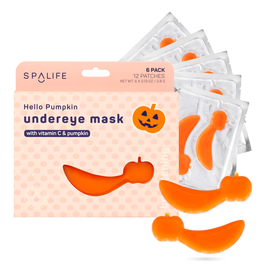 Halloween Hello Pumpkin Brightening Undereye Masks - 6 Pairs