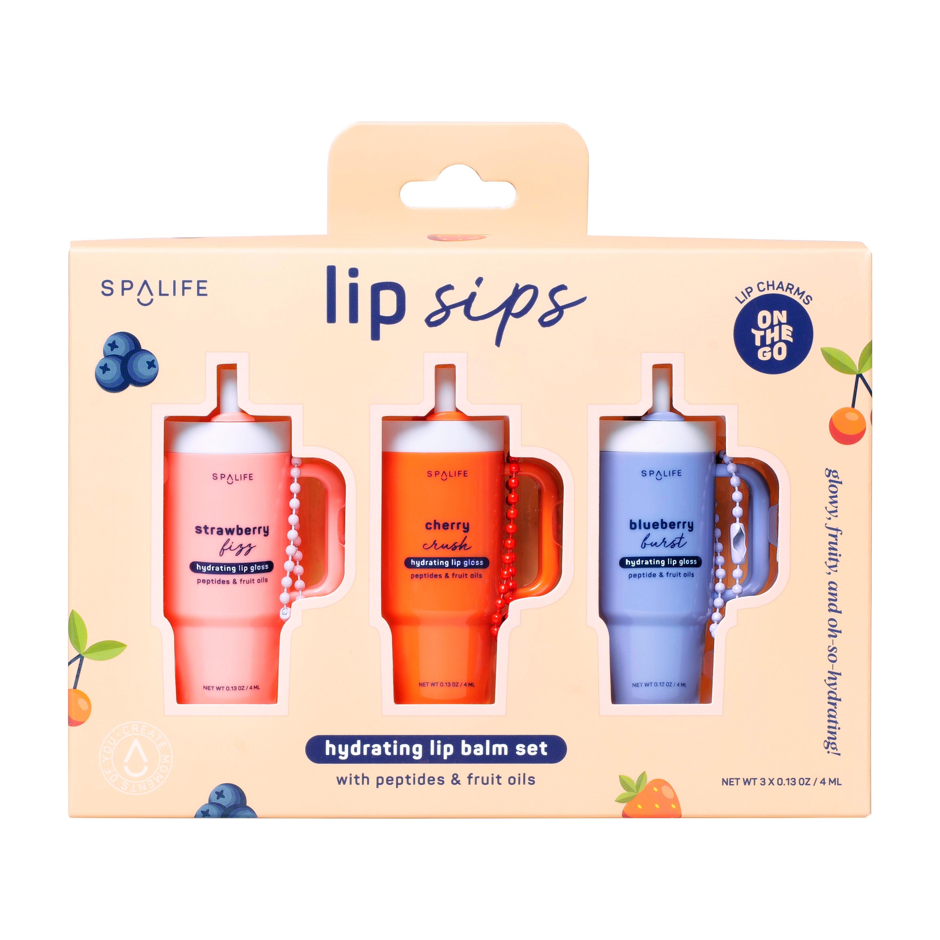Lip Sips Hydrating Lip Balm Set – SpaLife