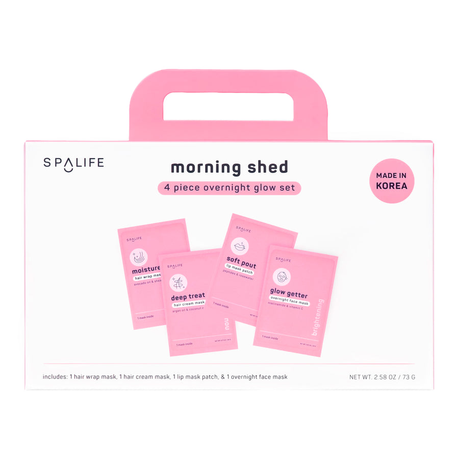 Christmas Holiday Morning Shed – 4pc Overnight Glow Set