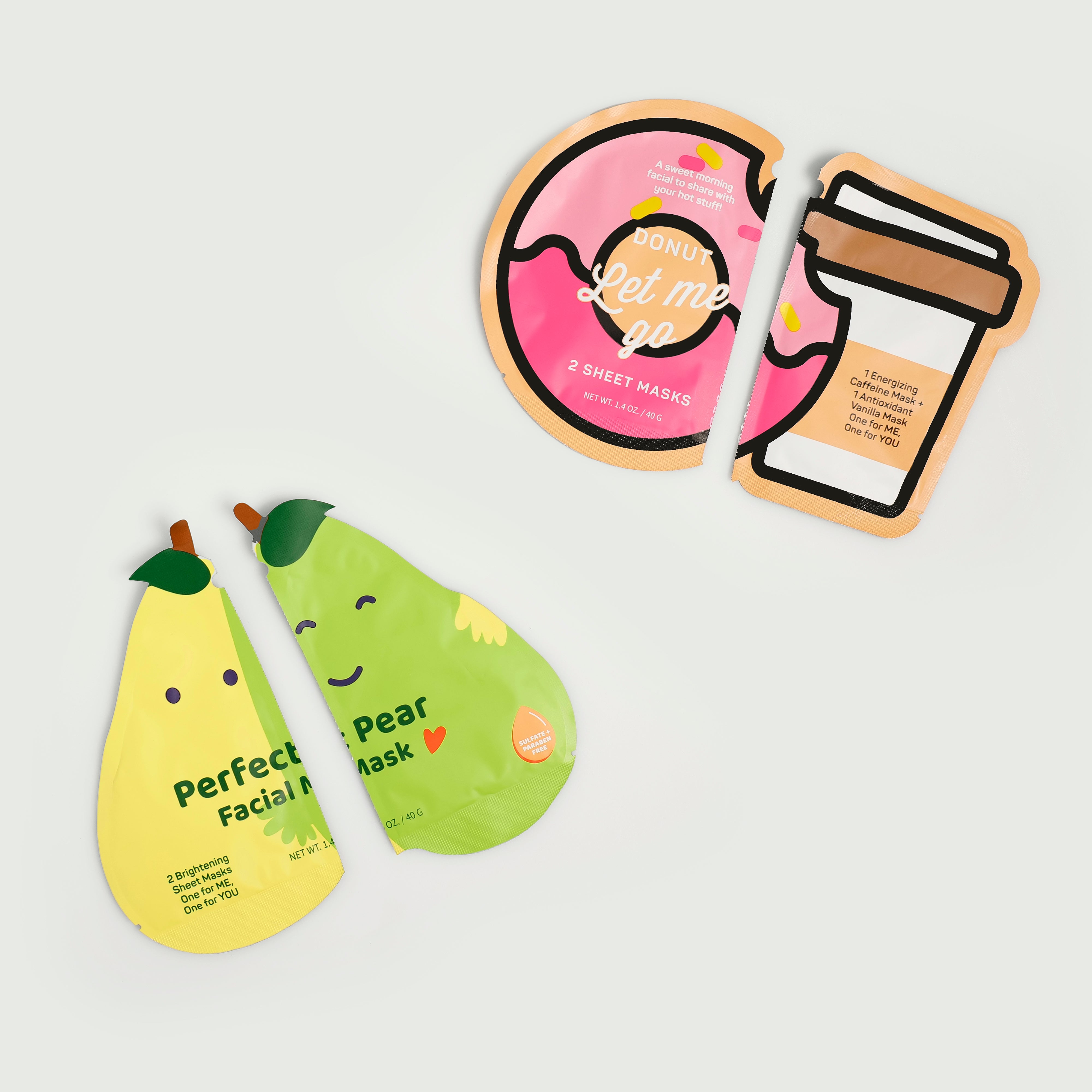 Donut Let Me Go + Perfect Pear Face Masks 6 pack – SpaLife