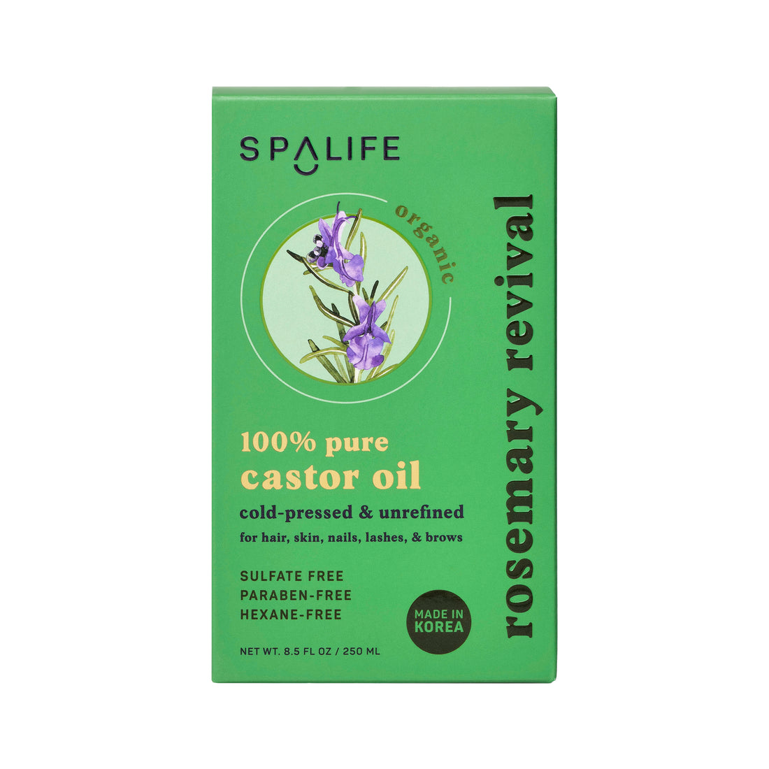 100% Pure Organic Castor Oil W-800