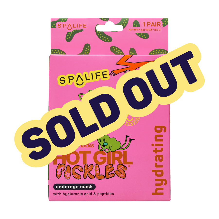 Good Girl Snacks x SpaLife Limited Edition Pickle Undereye Masks