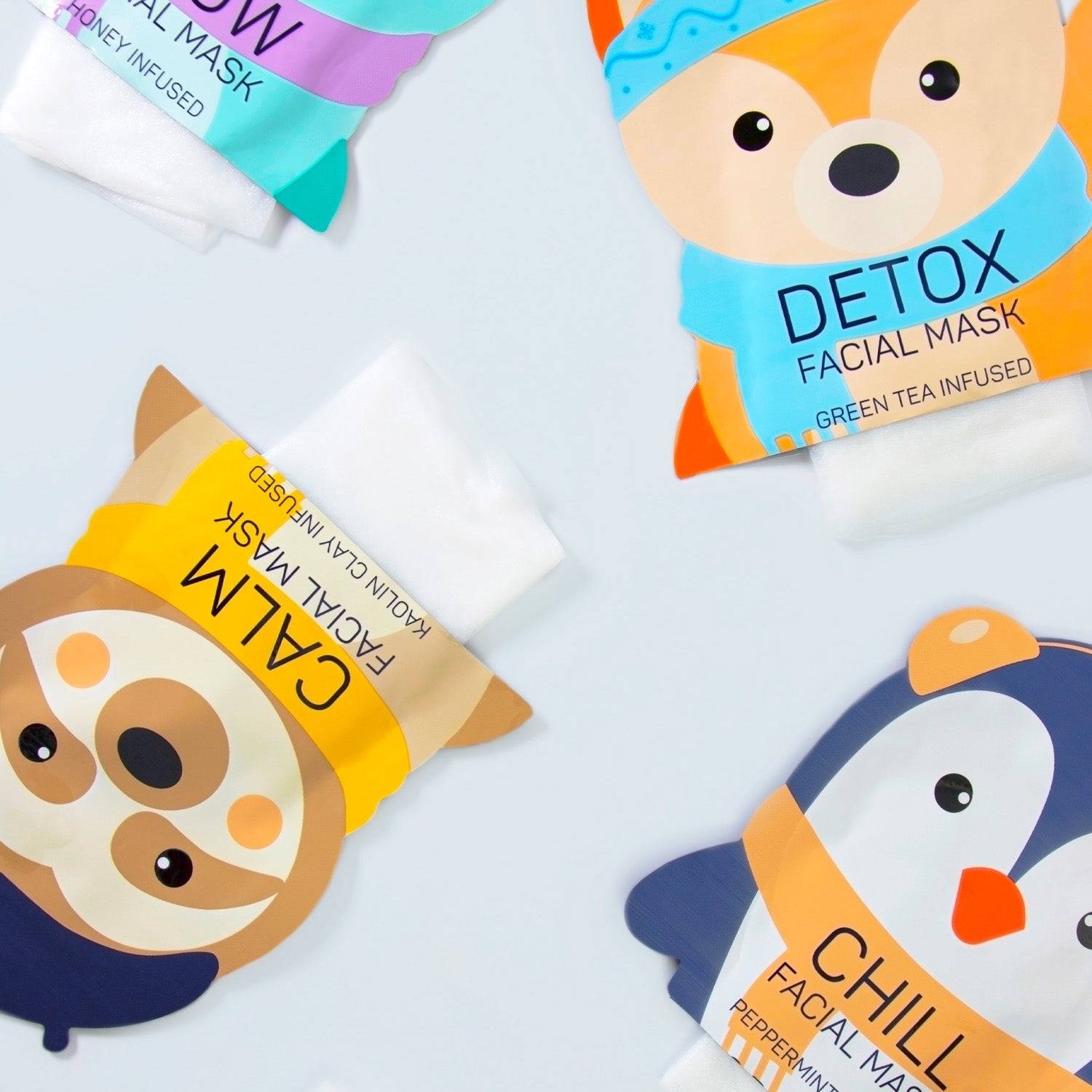 Holiday Snow Buddies Facial Masks 10 Pack – SpaLife